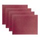 thumbnail image 1 of Set 4 Individuales Clasic Dos Costuras Rojo, 1 of 6