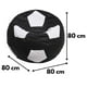 thumbnail image 3 of Pouf Pera Futbol Negro Blanco Eco Cuero 80x80x80 cm, 3 of 3