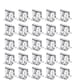 thumbnail image 1 of Clips para molduras interiores GM (15748479, 1/2" x 5/8") para autos y camionetas GM (1994-2017, 25 unidades), 1 of 7