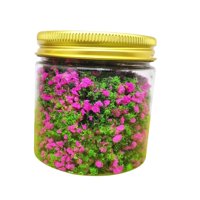 Magideal - 185 Ml De Flores Artificiales Escombros Dioramas Mini Decoración Para Accesorios De Diseño Arquitectura De Construcción De Carreteras Modelo N Rosa Roja