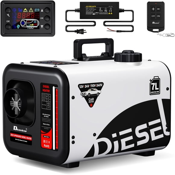 Calentador diésel Dienicor 8KW 7L 240V/110V/12V/24V con mando a distancia
