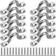 thumbnail image 1 of Correas para ojales de guardabarros, 12 piezas, acero inoxidable, con tornillos, 1 of 5