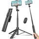 thumbnail image 1 of Trípode de viaje Selfie Stick Liphisy para teléfono móvil, color negro, 1 of 7
