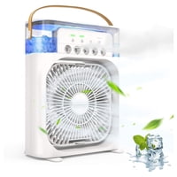 Line - Climatizador Portátil Frío 4 En 1 Ventilador Humificador Enfriador Lampara Led 220V Usb Blanco