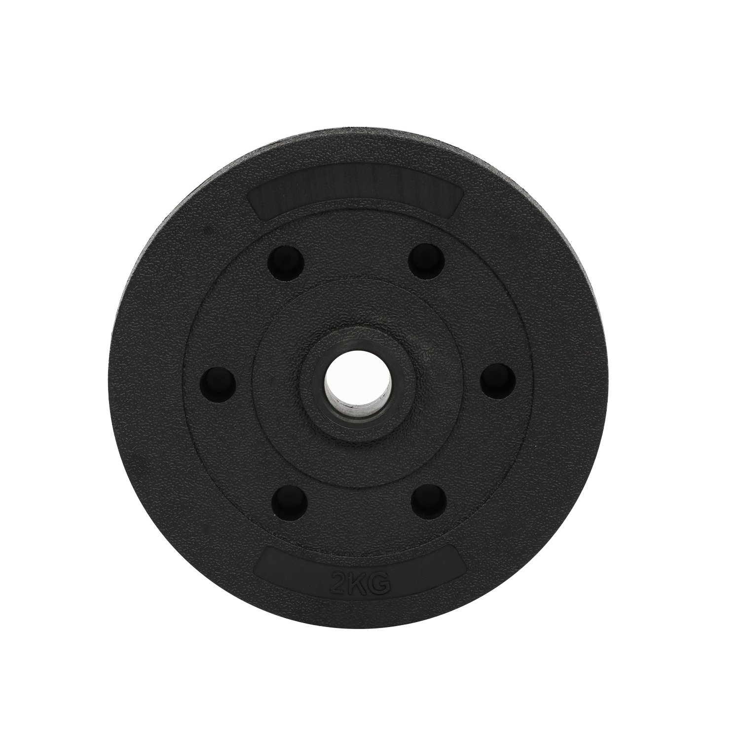 Atletis - Disco De Cemento 2 Kg Para Barra Pvc Negro