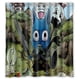 thumbnail image 1 of Cortina de ducha de cola de hadas, juego de cortina de baño con ganchos, tamaño 60 x 72 pulgadas, 1 of 3
