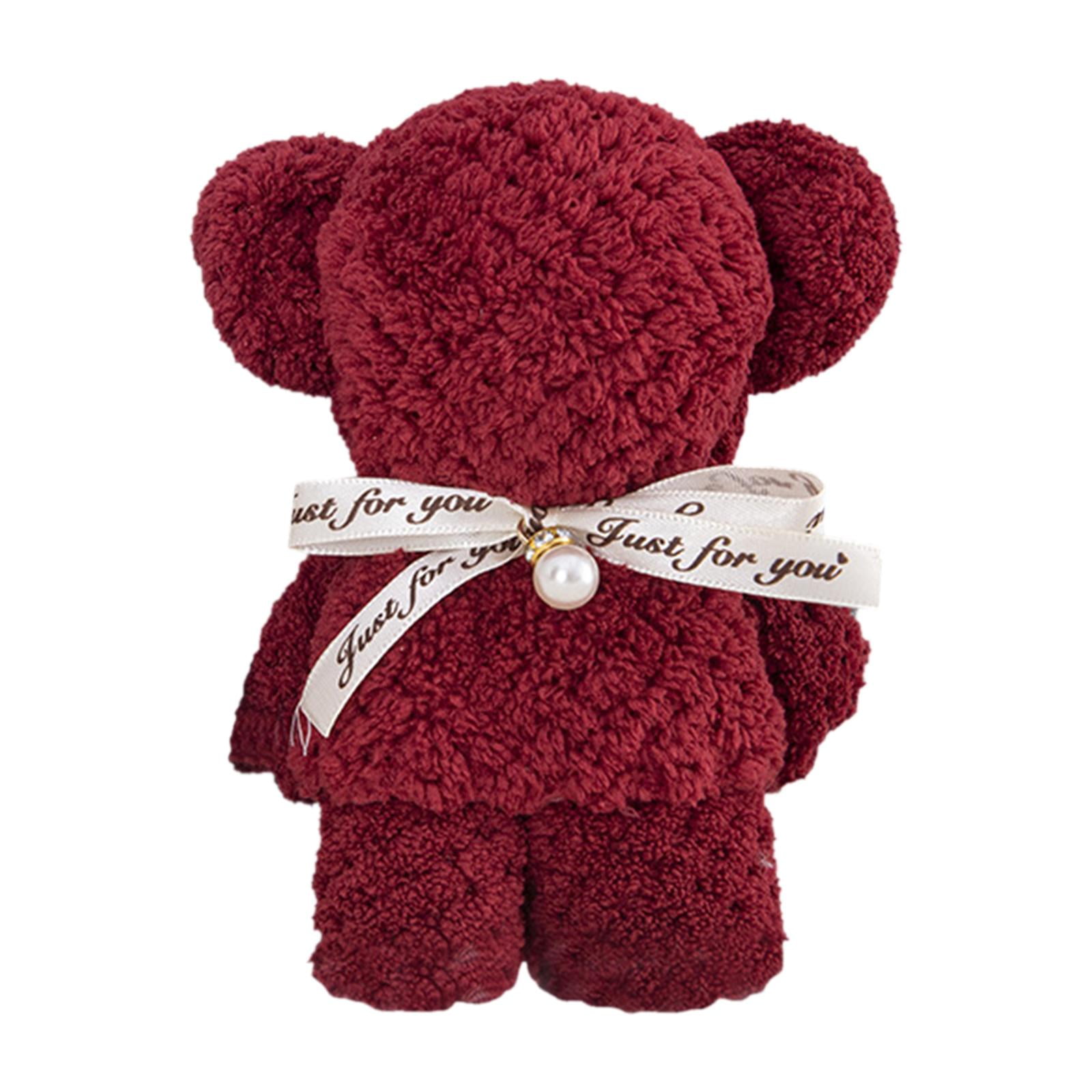 Bothyi - Animales Oso Toallas Toalla De Ducha Suave Toalla De Baño Para Fiesta En Casa Baño Rojo