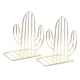 thumbnail image 4 of Sujetalibros De Metal, Soporte Para Libros, Soporte Para Estantería, Soporte Dorado, 4 of 5