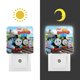 thumbnail image 3 of Thomas Luz nocturna LED con sensor de anochecer a amanecer para dormitorio, baño, pasillo, escaleras - Lámpara LED nocturna de enchufe, 0.5W - 1 pieza, 3 of 6