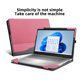 thumbnail image 2 of Funda para portátil VEVOOD Dell Inspiron 16" Rosa de cuero PU, 2 of 9