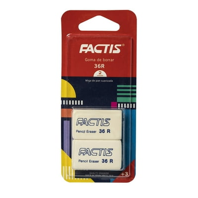 Pack 2 Gomas De Borrar. 36R Miga 1 Un Factis