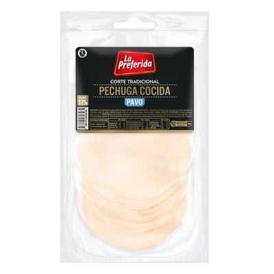 Pechuga De Pavo Cocida 125 G La Preferida