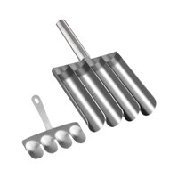 Bothyi - Cuchara Creativa Para Hacer Albóndigas, Útil Herramienta Para Acampar, Hacer Hamburguesas En Casa, 4 Unidades