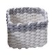 thumbnail image 4 of Cesta Para Toallas, Elegante Organizador Multiusos Para Tocador, Sala De Estar, Juguetes, Gris Y Blanco, 4 of 5