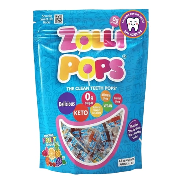 Zolli Candy Lollipops sabor a surtido de frutas 45G