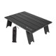 thumbnail image 1 of Mesa Auxiliar Para Campamento, Mesa De Playa, Mesa De Picnic Plegable Para Patio, Mesa Plegable Para Acampar, Color Negro, 1 of 5