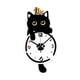thumbnail image 2 of Reloj De Pared Con Péndulo De Gato Y Números Arábigos Resistentes Para Hoteles, Aulas Y Baños., 2 of 5