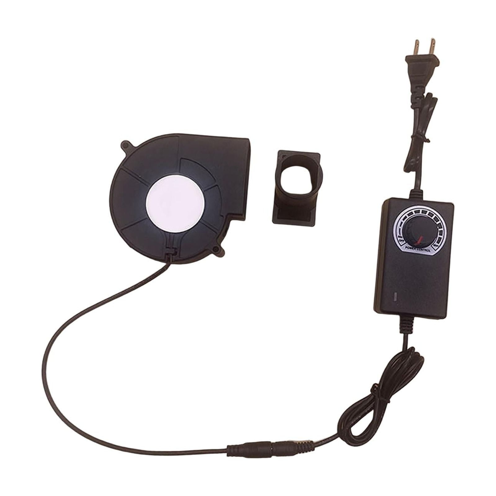 Magideal - Soplador De Barbacoa Mini Soplador Ajustable Bomba De Aire Parrillas De Cocción Ventilador Portátil Dc 12v Para Acampar Al Aire Libre Estufa De Carbón Conjunto A