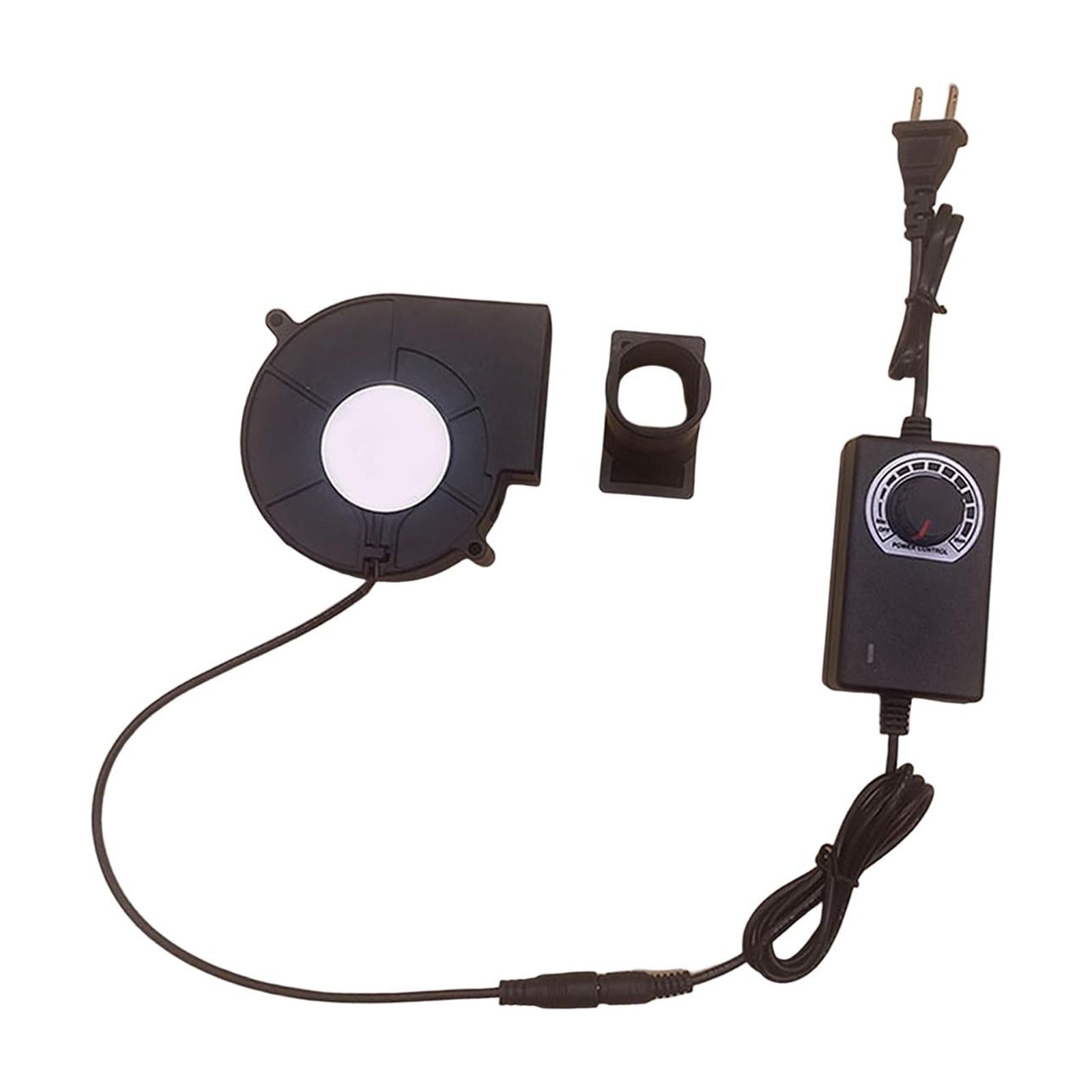 Magideal - Soplador De Barbacoa Mini Soplador Ajustable Bomba De Aire Parrillas De Cocción Ventilador Portátil Dc 12V Para Acampar Al Aire Libre Estufa De Carbón Conjunto A