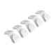 thumbnail image 2 of 5 Piezas Conector De Suspensión De Ropa Clips De Suspensión Duraderos Para Bufandas Camisa Chaquetas Blanco, 2 of 3