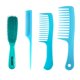 thumbnail image 2 of 4Pcs Cepillo De Peluquería Peines Peluquería Peinado Barber Peines Kit Azul, 2 of 5