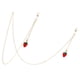 thumbnail image 4 of Gafas De Gafas De Gafas Gafas De Sol Collar De Cadena De Collar Fresa Roja, 4 of 5
