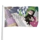 thumbnail image 1 of Mirar Atrás Bandera impresa con temática, regalo perfecto para fanáticos, amigos y familiares, y adecuada para actividades al aire libre e interiores, decoraciones de fiesta. 120*180CM, 1 of 6