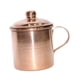 thumbnail image 3 of Taza de té de cobre, taza de té de cobre puro, portátil, espesada, fácil de limpiar, con asa de tapa, taza de cobre para el hogar, oficina, sala de té, 3 of 5