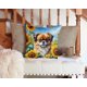 thumbnail image 3 of Cojín Sunflowers Tibetan Spaniel, 3 of 6