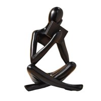 Magideal - Estatua De Pensador, Decoración, Figuras Decorativas, Adornos Artísticos, Escultura Artística Abstracta Creativa, Figura Para Estantería, Sala De Esta 8Cmx6Cmx12Cm