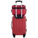 thumbnail image 4 of Juego de 3 piezas de maletas Travelers Club rojo expandible, 4 of 7