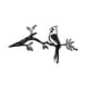 thumbnail image 4 of Metal Bird Decor Yard Art Sculpture Figurine Estatua Decorativa Animal 15.5x28cm, 4 of 5