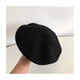 thumbnail image 2 of Boina Estilo Frances, Sombrero Simple Y Elegante Negro Estandar, 2 of 2