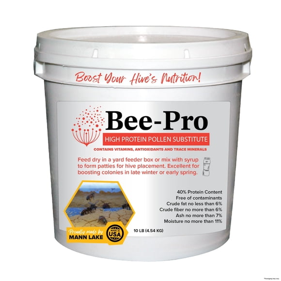 Sustituto de Polen Bee-Pro Mann Lake FD200 Cubeta de 4.5 kg