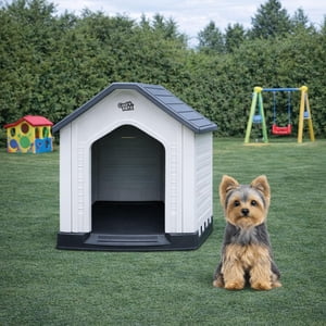 Casa Para Perro Pequeña Gris Cool Pets 67X52X60Cm