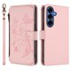 thumbnail image 2 of Funda Cartera Mariposa para [Samsung Galaxy S26 Plus] con Soporte y Cremallera Rosa, 2 of 6