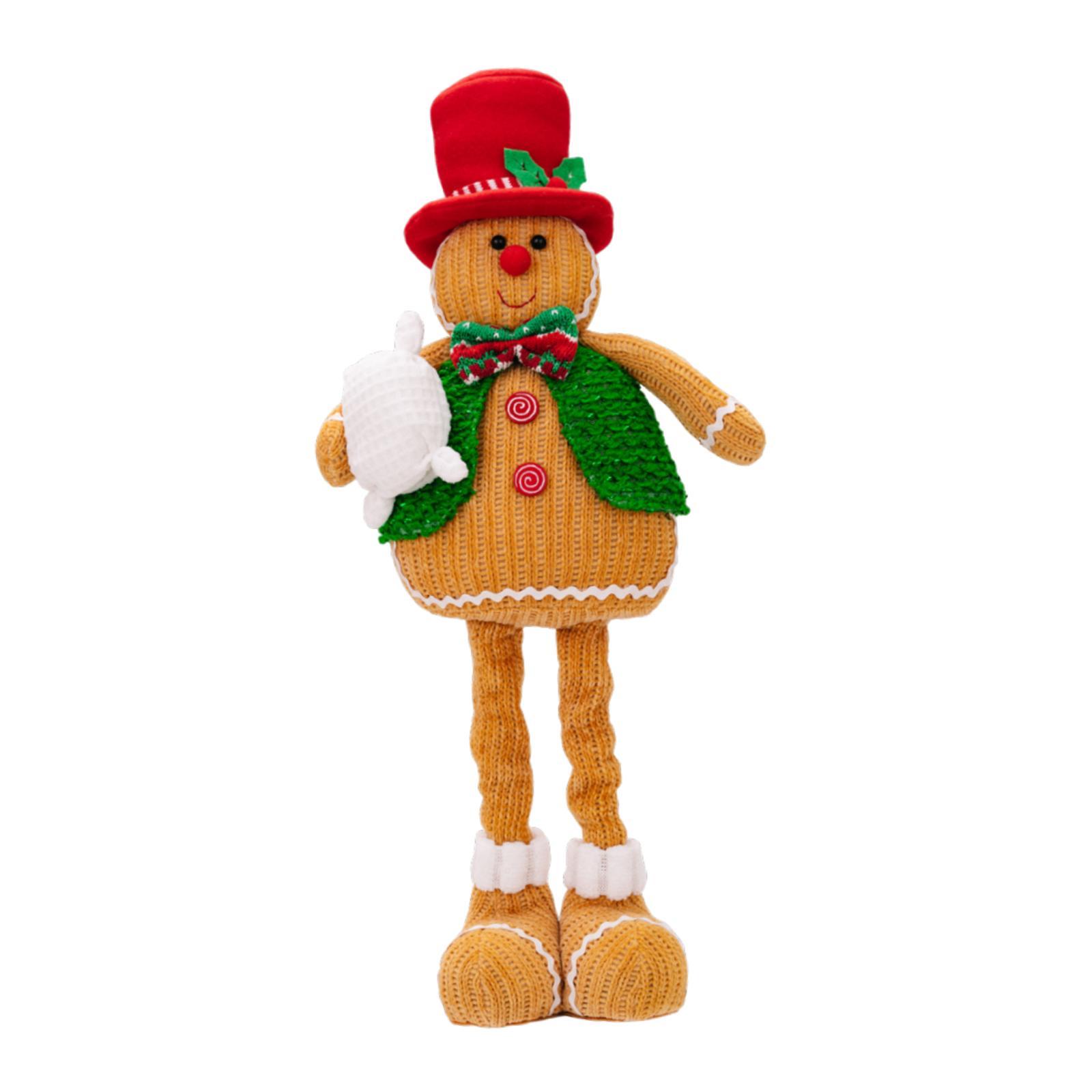 Bothyi - Muñeco De Jengibre Navideño Figura Navideña Decoración Para Mesa Festival Masculino