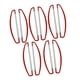 thumbnail image 3 of 10 Postes Enrollables Para Pancartas Enrollables, Hechos A Mano, Para Celebraciones En Vivo, Color Rojo, 17 Cm, 3 of 5