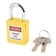 thumbnail image 5 of Seguridad Seguridad Bloqueo Candado con llave diferente amarillo, 5 of 5