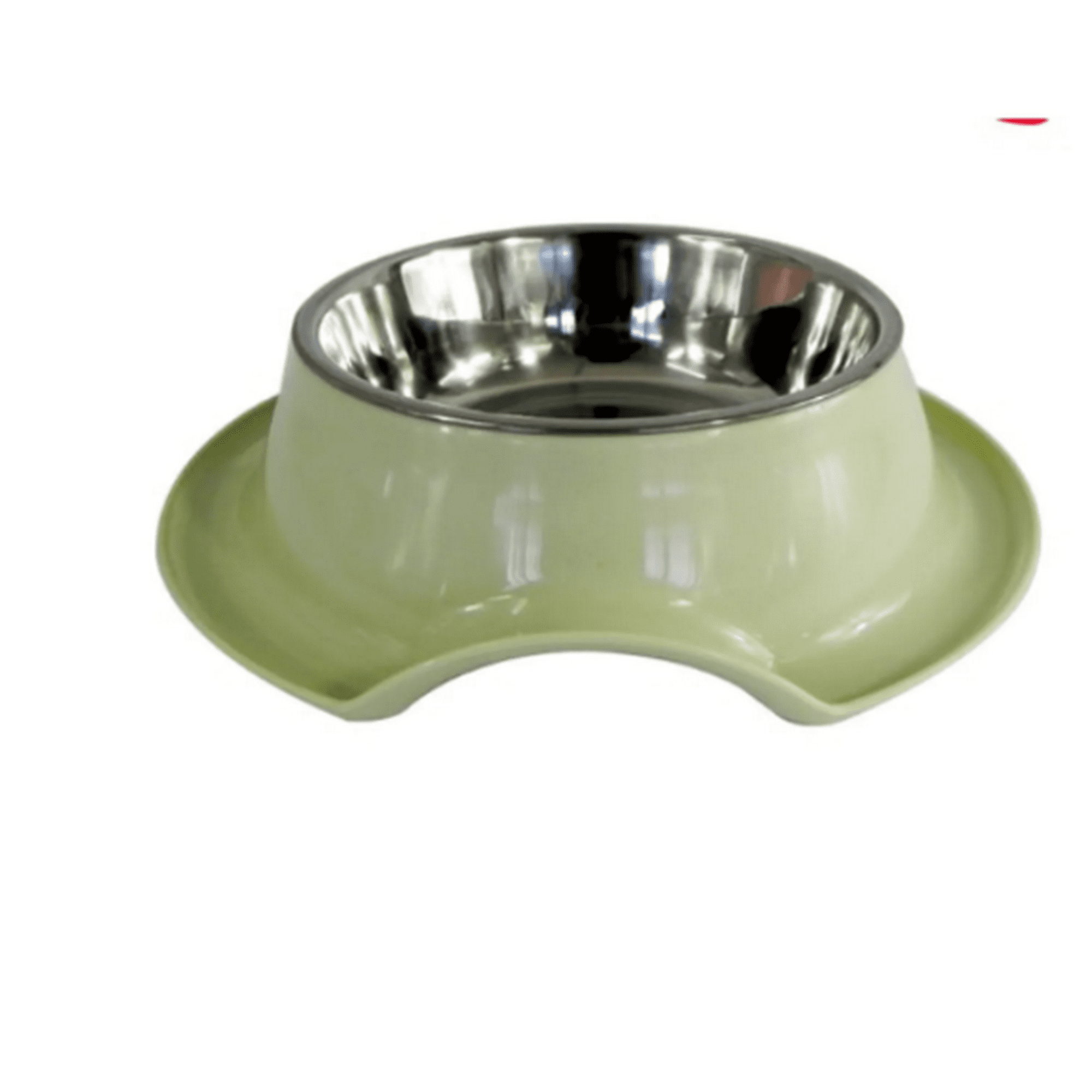 Genérico - Plato De Comida Para Mascota Acero Inoxidable Liso 215x5cm