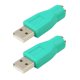 thumbnail image 5 of 2 Adaptadores De Puerto PS/2 Hembra A USB 2.0 Macho Para Teclado Y Ratón PS2, 5 of 5