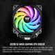 thumbnail image 2 of Enfriador de CPU Thermaltake UX200 ARGB Sync, enchufe universal de 170 W, 2 of 9