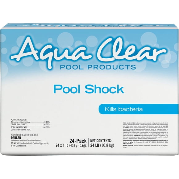 Shock para alberca Aqua Clear Pool Products 24 x 454 g