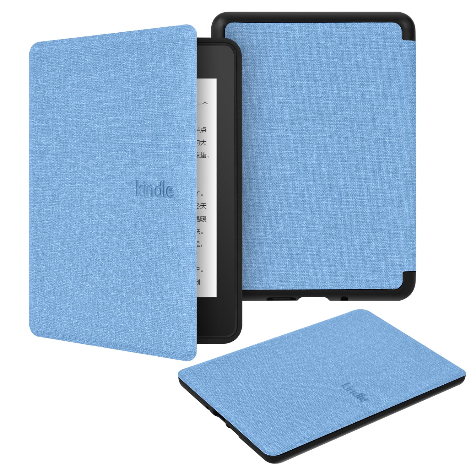 Funda Gangxun De Tela Con Carcasa Suave Tpu Para Kindle Paperwhite5 – Modo Automático, Antigolpes, Diseño Ligero