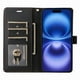 thumbnail image 4 of FOXDOCK Funda tipo Cartera para iPhone 17 – Cubierta de Cuero PU con Múltiples Ranuras, Bolsillo para Efectivo y Correa de Muñeca, 4 of 6