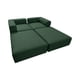 thumbnail image 2 of Sofa Cama Arkos Dos Cuerpos En Lino Verde, 2 of 3