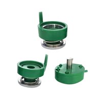 Magideal - Accesorios De Riel Deslizante Para Fabricación De Insignias, Suministros De Piezas De Botón, 1 Juego De Molde De Perforación Portátil Para Accesorios Verde 58Mm