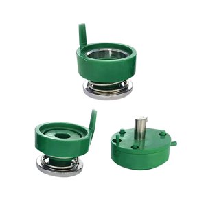 Magideal - Accesorios De Riel Deslizante Para Fabricación De Insignias, Suministros De Piezas De Botón, 1 Juego De Molde De Perforación Portátil Para Accesorios Verde 58Mm