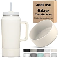 Jmoe Usa - Protector De Funda De Silicona Para Vaso Stanley Quencher De 1,89 Litros