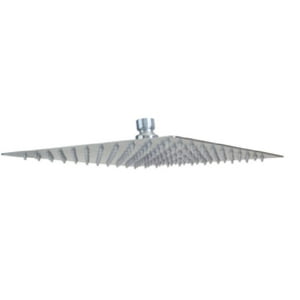 Plato Ducha Cuadrado 10"" Acero Inoxidable - Taumm